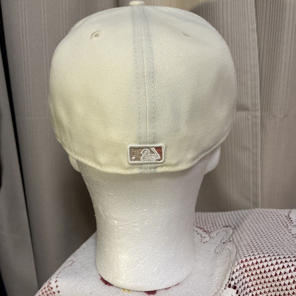 Atlanta Braves New Era Chrome  59FIFTY Fitted Embroidered Logo Hat Sz 7.5 New - Picture 5 of 9